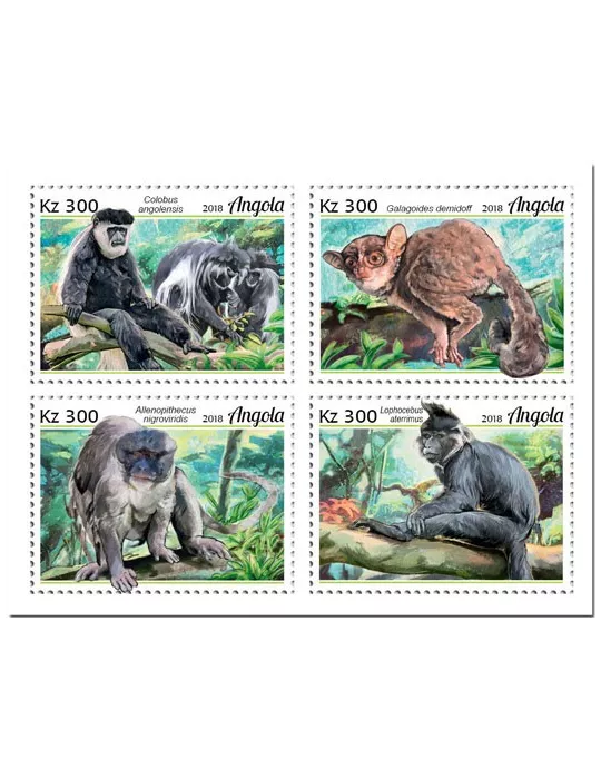n° 1808/1811 - Timbre ANGOLA Poste
