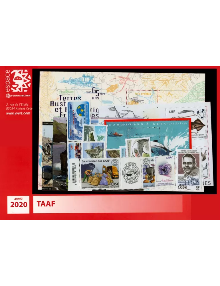 n° 912/F953 - Timbre TAAF Année complète (2020)