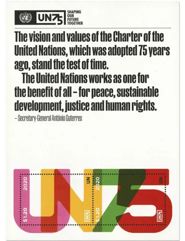 n° F1714 - Timbre ONU NEW YORK Poste