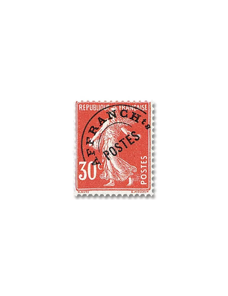n° 58 - Timbre France Préoblitérés