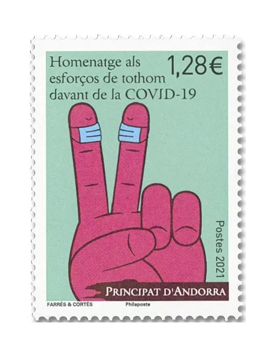 n° 856 - Timbre Andorre Poste