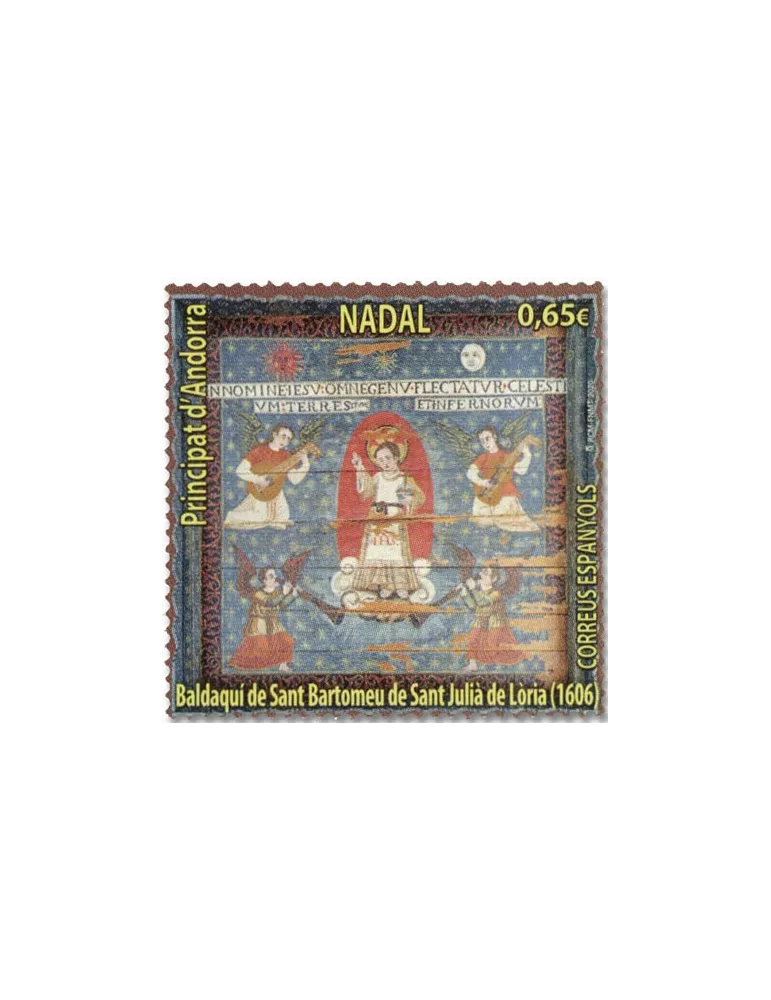 n° 494 - Timbre ANDORRE ESPAGNOL Poste