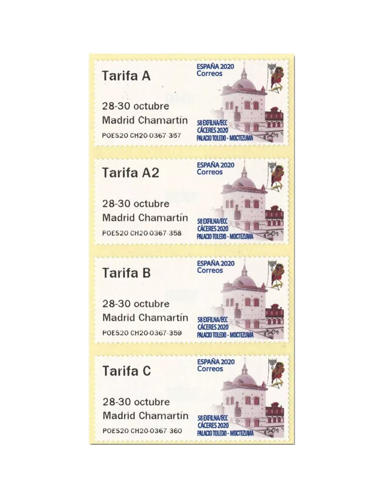 n° 167 - Timbre ESPAGNE Timbres de distributeurs