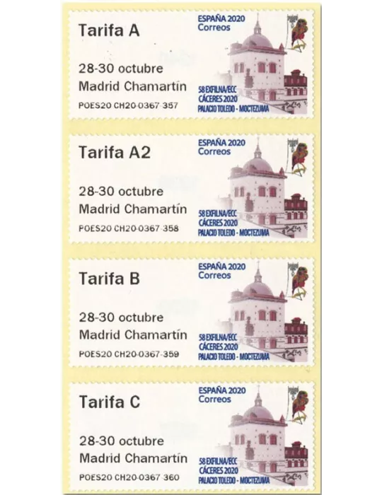 n° 167 - Timbre ESPAGNE Timbres de distributeurs