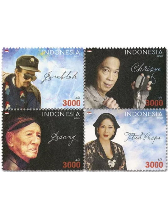 n° 3039/3046 - Timbre INDONESIE Poste