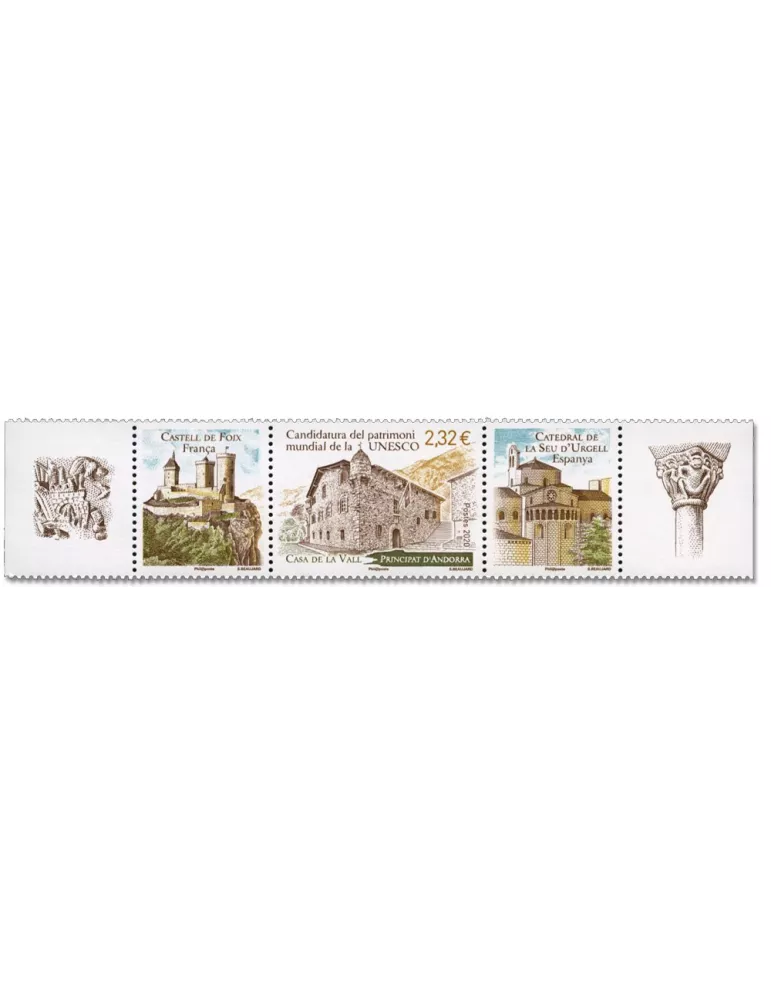 n° 852 - Timbre ANDORRE Poste