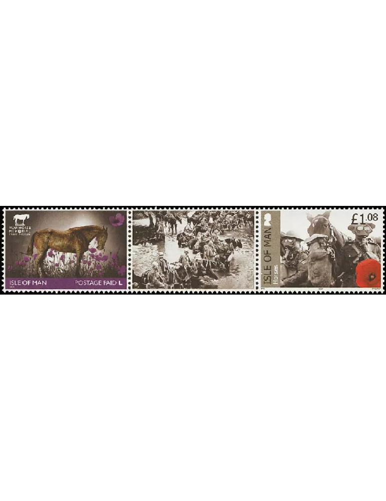 n° 2695A/2695B - Timbre ILE DE MAN Poste