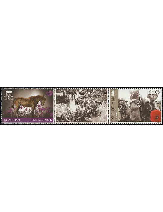 n° 2695A/2695B - Timbre ILE DE MAN Poste