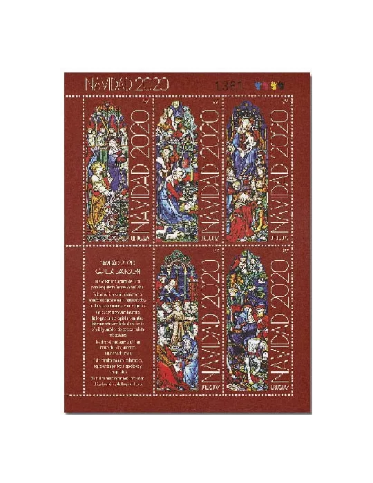 n° 3020/3024 - Timbre URUGUAY Poste