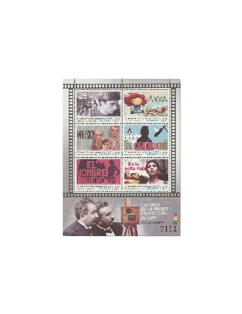 n° 3025/3030 - Timbre URUGUAY Poste
