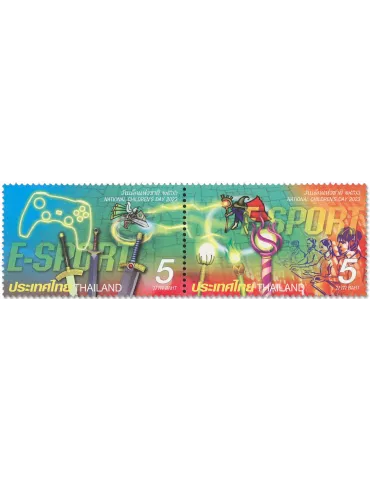 n° 3695/3696 - Timbre THAILANDE Poste