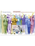 n° F496 - Timbre ANDORRE ESPAGNOL Poste