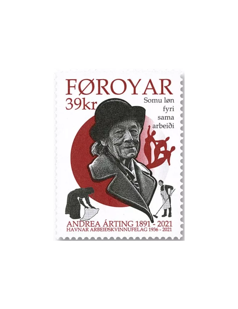 n° 1006 - Timbre ILE FEROE Poste
