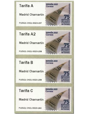 n° 169 - Timbre ESPAGNE Timbres de distributeurs
