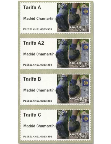 n° 170 - Timbre ESPAGNE Timbres de distributeurs
