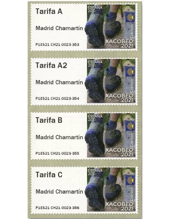 n° 170 - Timbre ESPAGNE Timbres de distributeurs