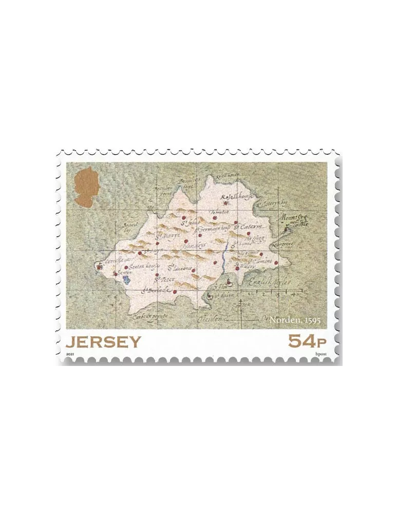 n° 2537/2541 (+ le n° 2536) - Timbre JERSEY Poste