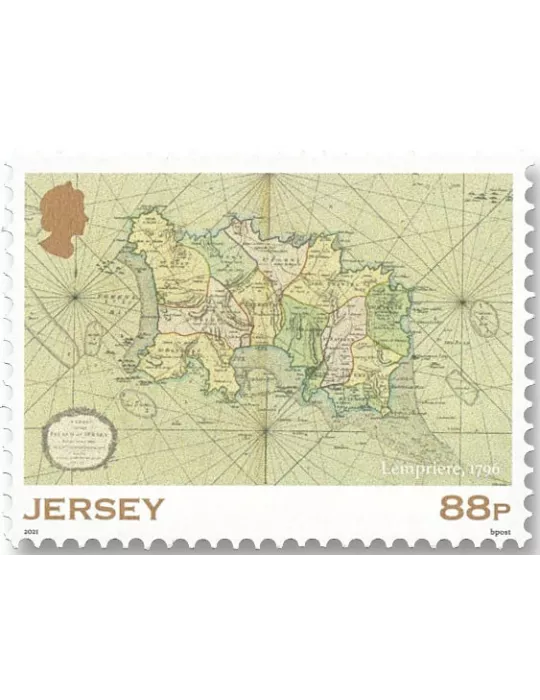 n° 2537/2541 (+ le n° 2536) - Timbre JERSEY Poste