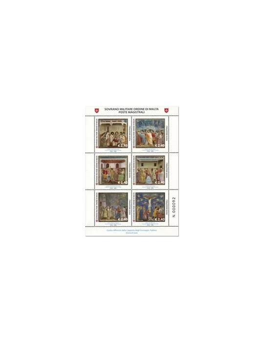 n° 1551/1556 - Timbre ORDRE de MALTE Poste
