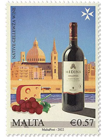 n° 2105/2107 + le n° 2104 - Timbre MALTE Poste