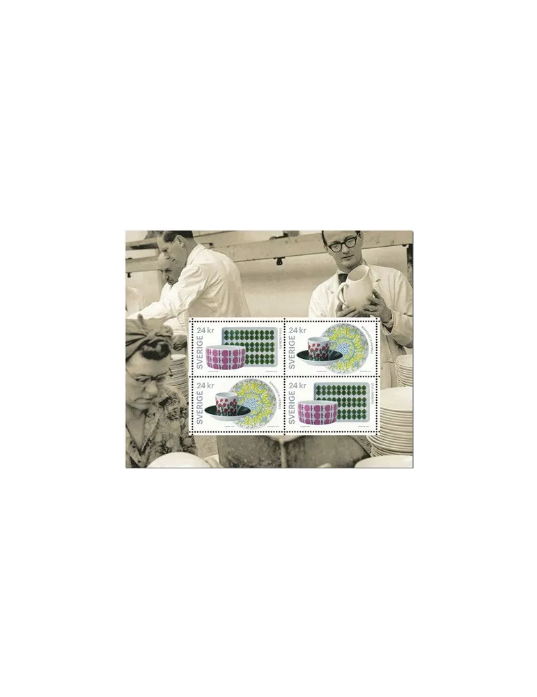 n° F3352 - Timbre SUEDE Poste