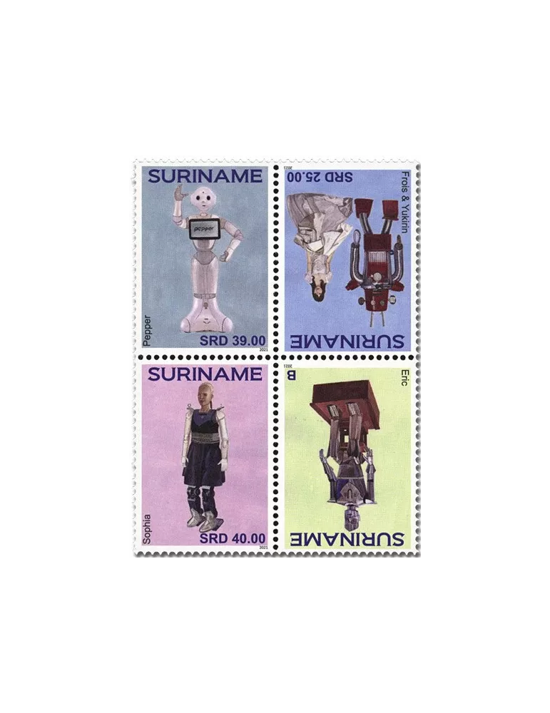 n° 3011/3014 - Timbre SURINAM Poste