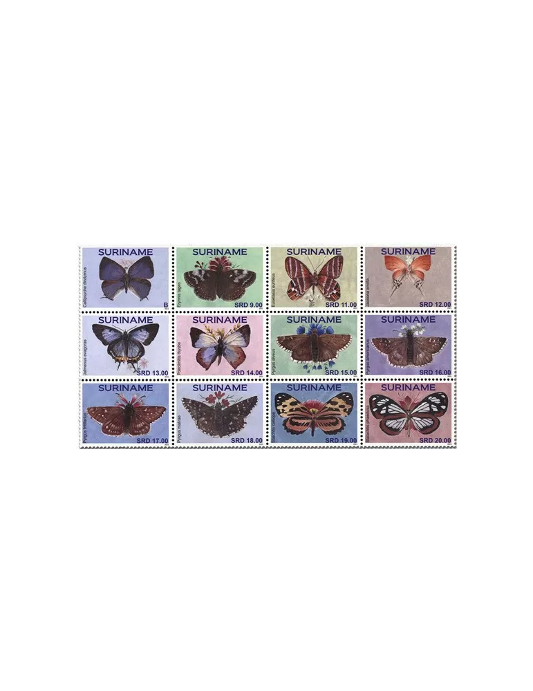 n° 3015/3026 - Timbre SURINAM Poste