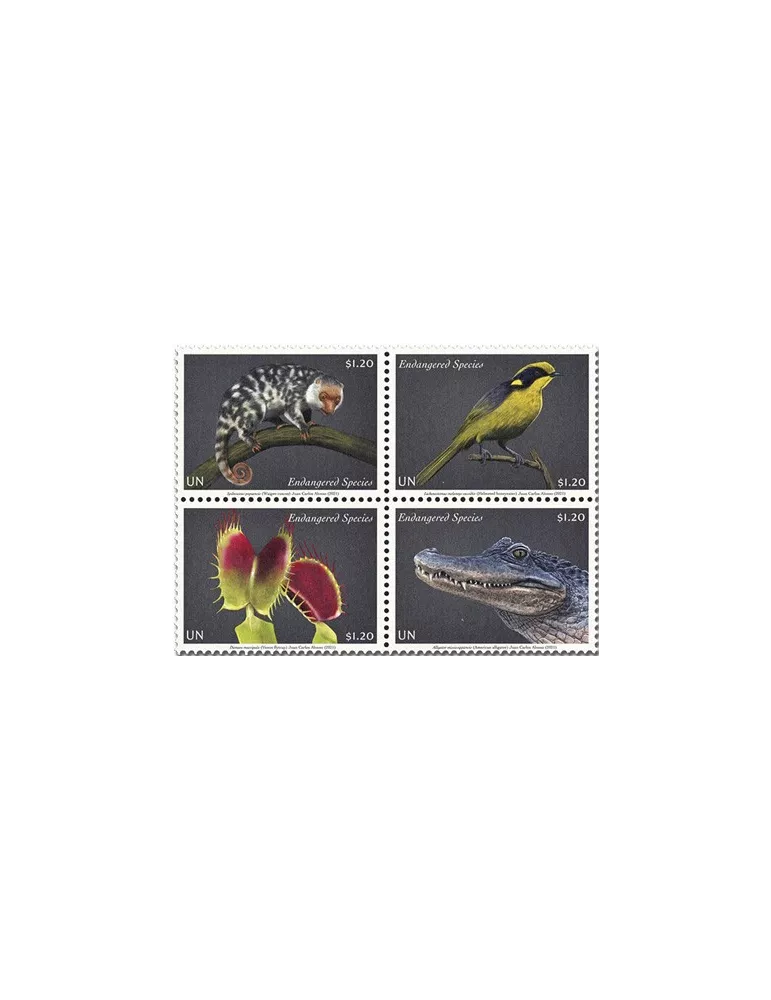 n° 1724/1727 - Timbre ONU NEW YORK Poste