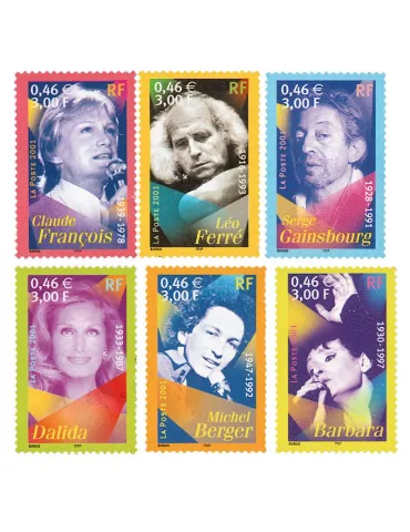 n° 3391/3396 -  Timbre France Poste