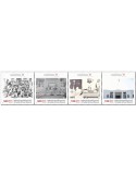 n° 818/821 - Timbre OMAN Poste