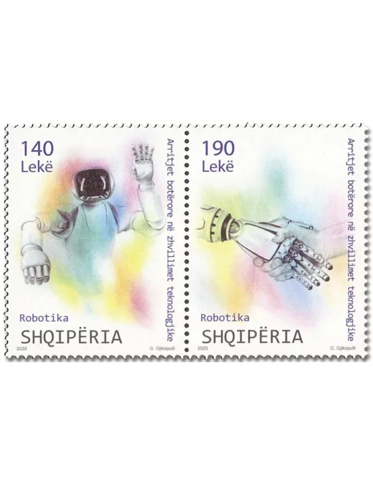 n° 3283/3284 - Timbre ALBANIE Poste