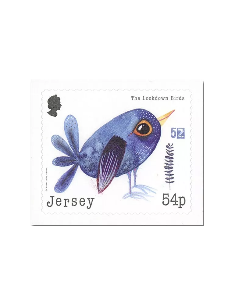 n° 2542/2549 - Timbre JERSEY Poste