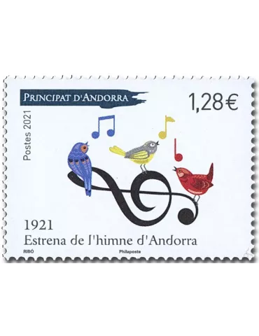n° 865 - Timbre ANDORRE Poste