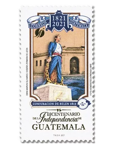 n° 753/757 - Timbre GUATEMALA Poste