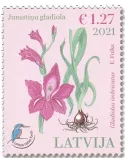 n° 1108 - Timbre LETTONIE Poste