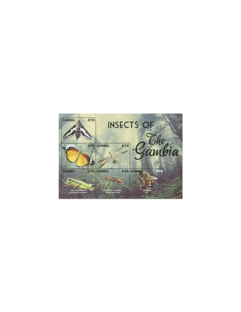 n° 6181/6186 - Timbre GAMBIE Poste