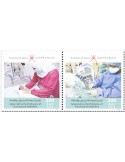 n° 826/827 - Timbre OMAN Poste