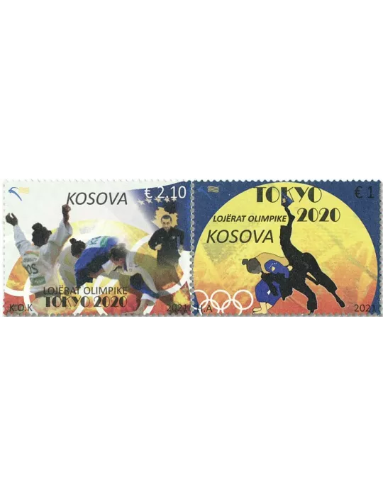 n° 382/383 - Timbre KOSOVO Poste