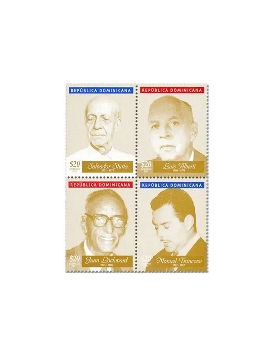n° 2220/2223 - Timbre DOMINICAINE Poste
