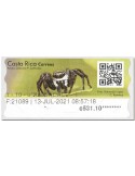 n° 19 - Timbre COSTA RICA Timbres de distributeurs