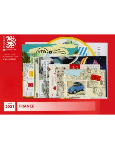 n° 5459/5544  - Timbre France Année complète (2021)