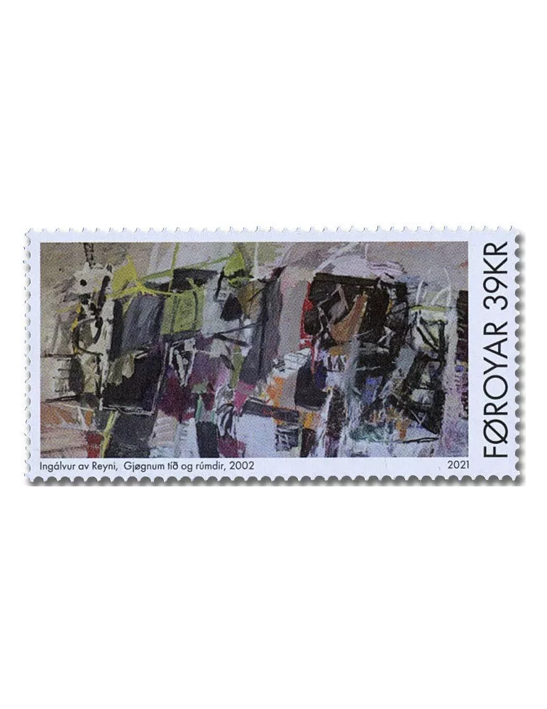 n° 1020/1021 - Timbre ILE FEROE Poste