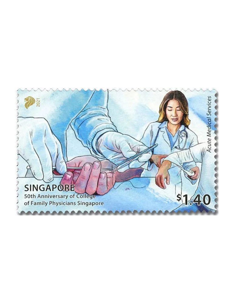n° 2445/2450 - Timbre SINGAPOUR Poste