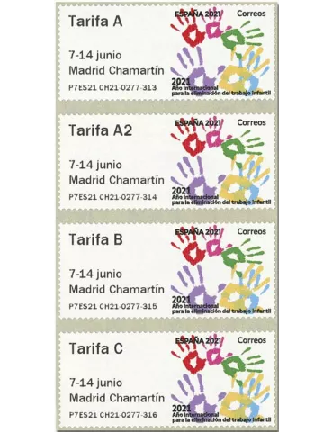 n° 171 - Timbre ESPAGNE Timbres de distributeurs