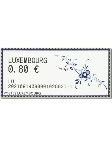 n° 8 - Timbre LUXEMBOURG Timbres de distributeurs