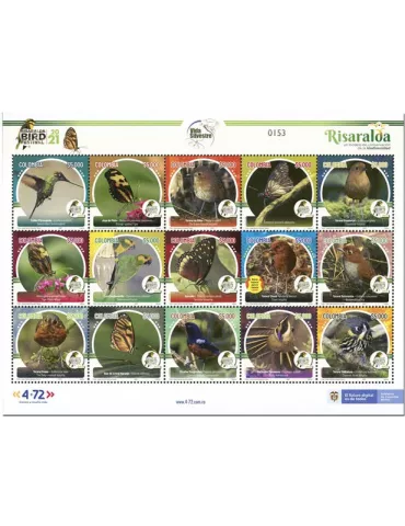 n° 2246/2260 - Timbre COLOMBIE Poste