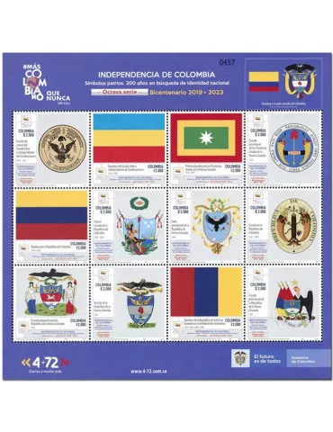 n° 2264/2275 - Timbre COLOMBIE Poste
