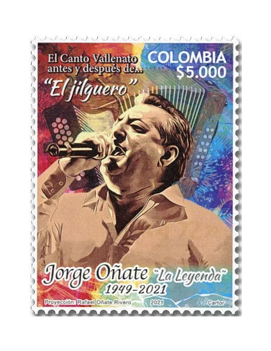 n° 2262 - Timbre COLOMBIE Poste