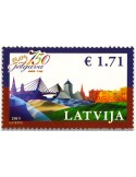 n° 910 - Timbre LETTONIE Poste