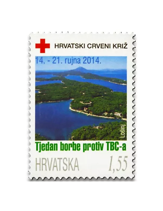 n° 110 - Timbre CROATIE Timbres de bienfaisance